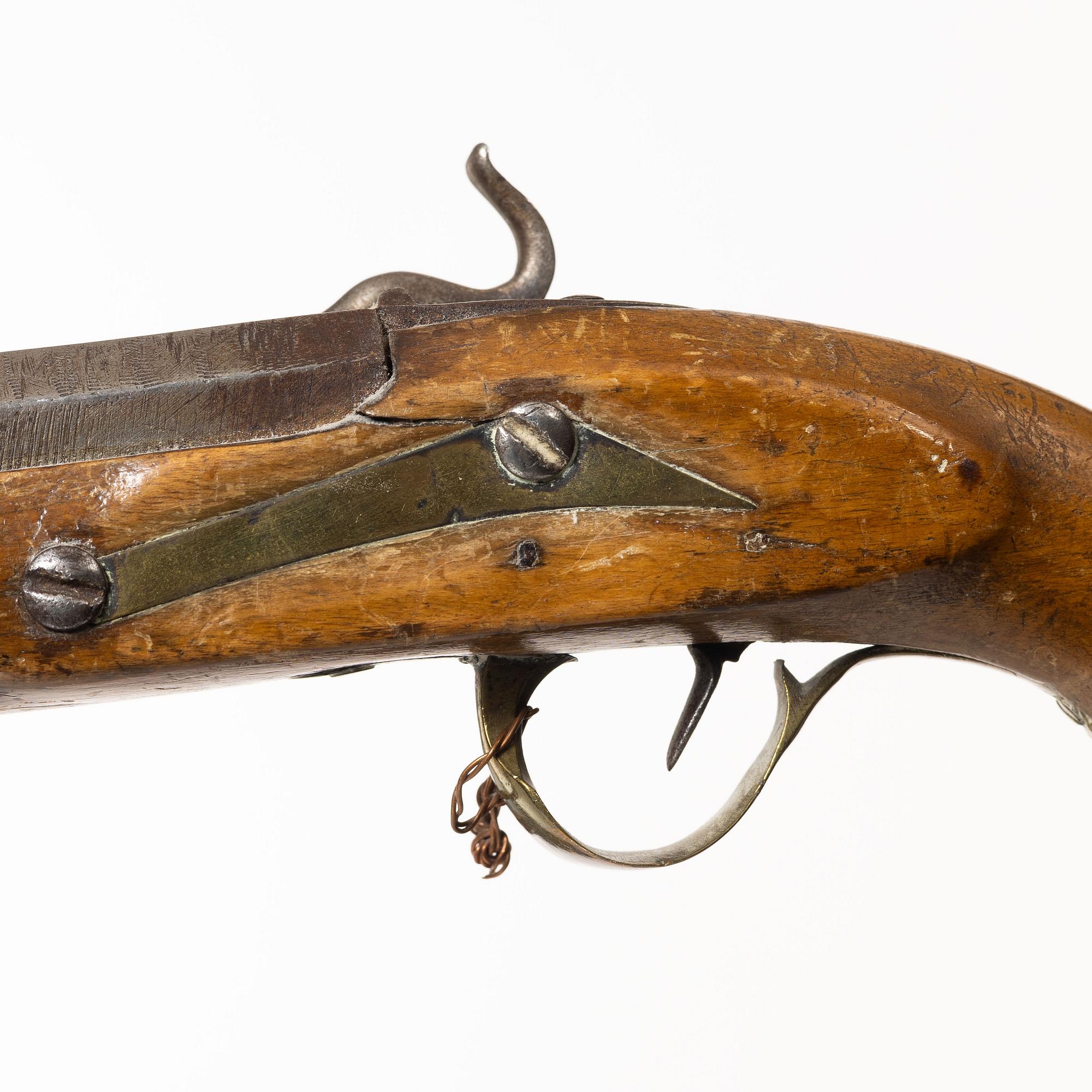 Percussion pistols, 2 pcs, Swedish, mid-19th century.