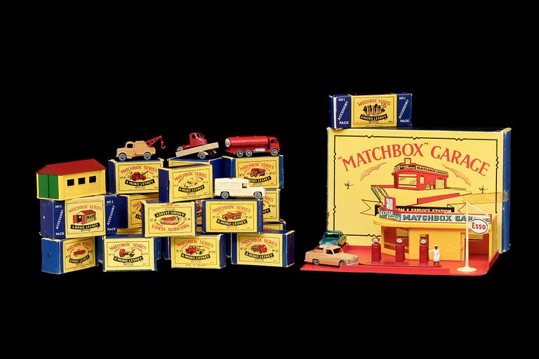 PARTI LEKSAKER, ca 21 delar, Matchbox, bl a leksaksbilar.