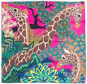 Hermès, "Three Graces" scarf.