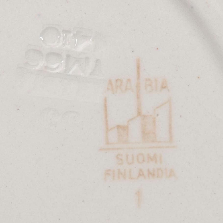 SERVIS, 49 delar, porslin, "Blått Landskap", design Reinhard Richter, Arabia, 1941-64.