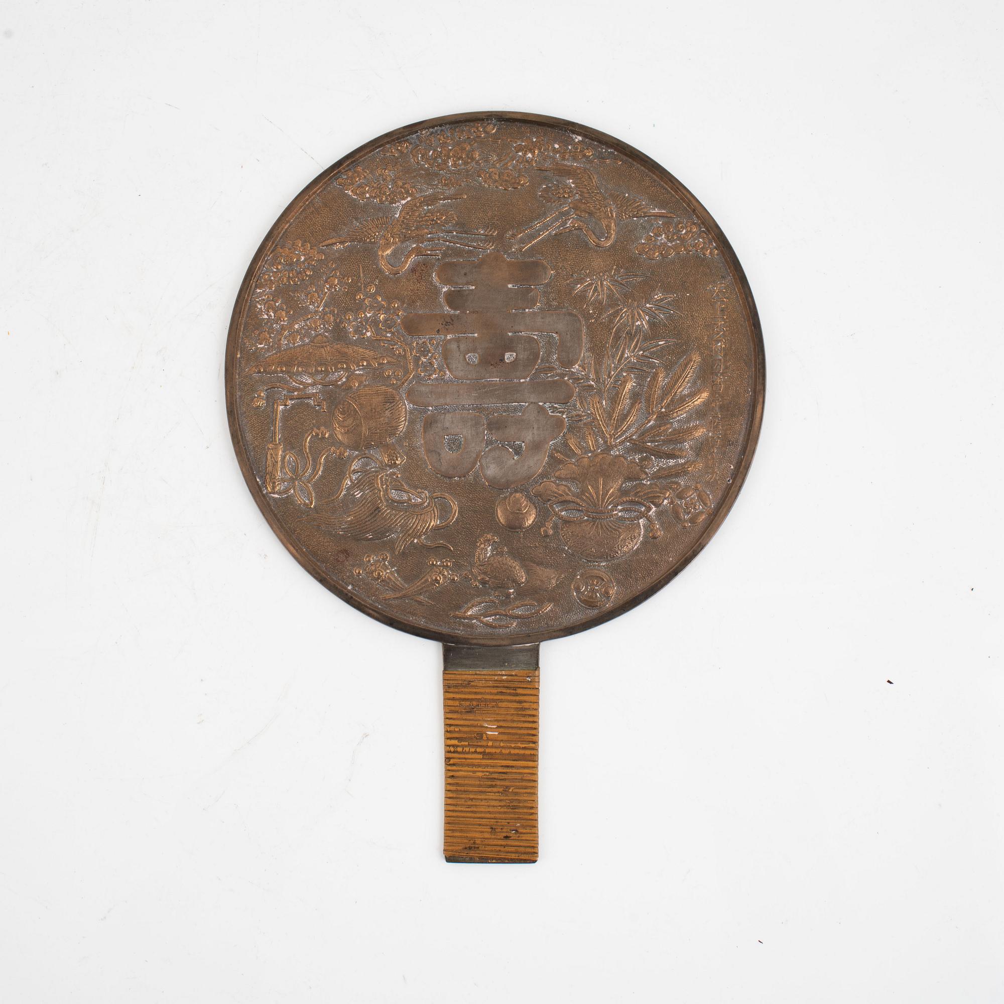 Speglar, 3 st, Japan, 1900-talets först hälft.