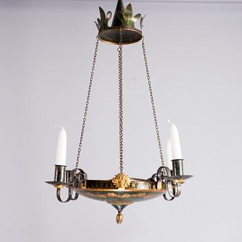 AMPEL, empire, 1800-talets första hälft. Höjd ca 65 cm.