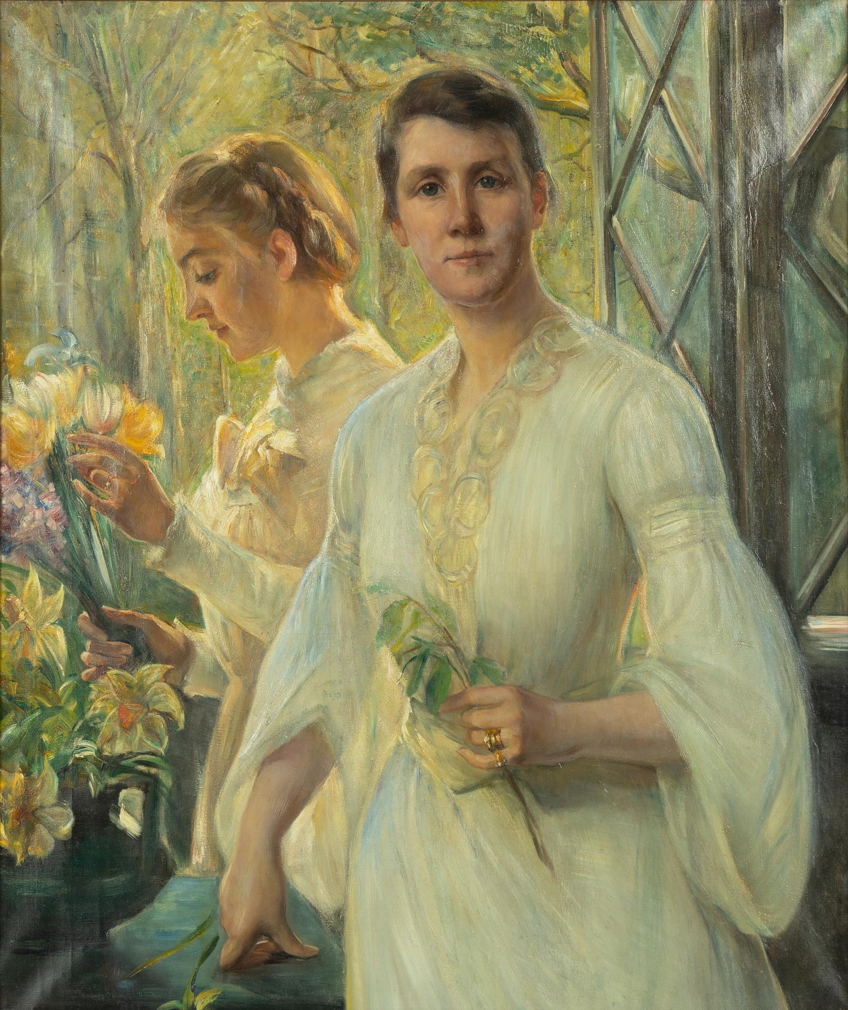 Hildegard Thorell, Flower arrangement.