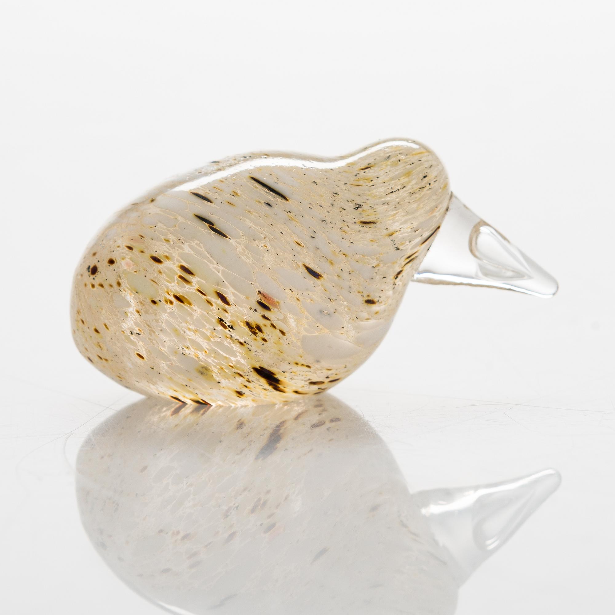 Kaj Franck, an 'Art Kiwi' glass bird signed Kaj Franck Nuutajärvi Notsjö.