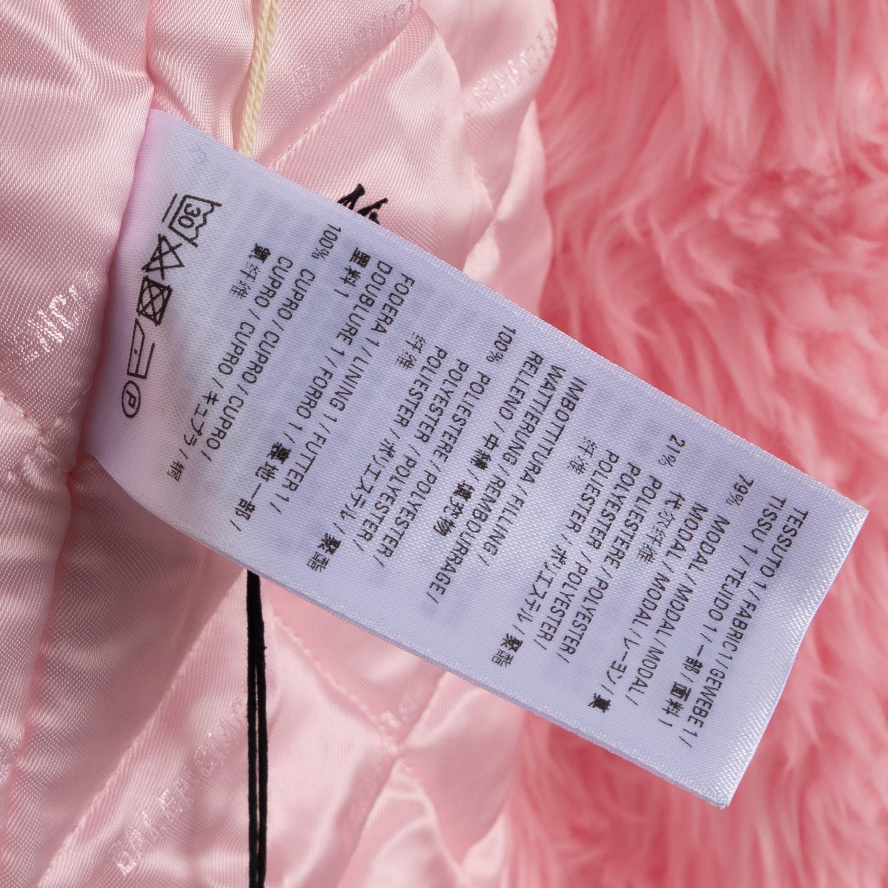 Balenciaga, kappa, "Faux Fur Coat", storlek F34.