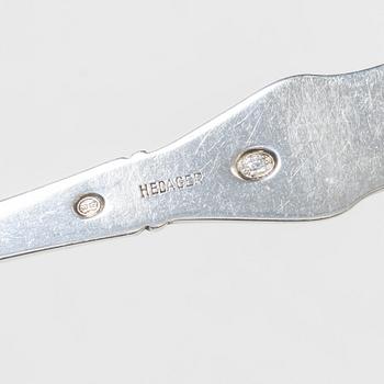 A Danish silver cutlery set, model 'Old Danish', Cohr, Swedish import mark (101 pieces).