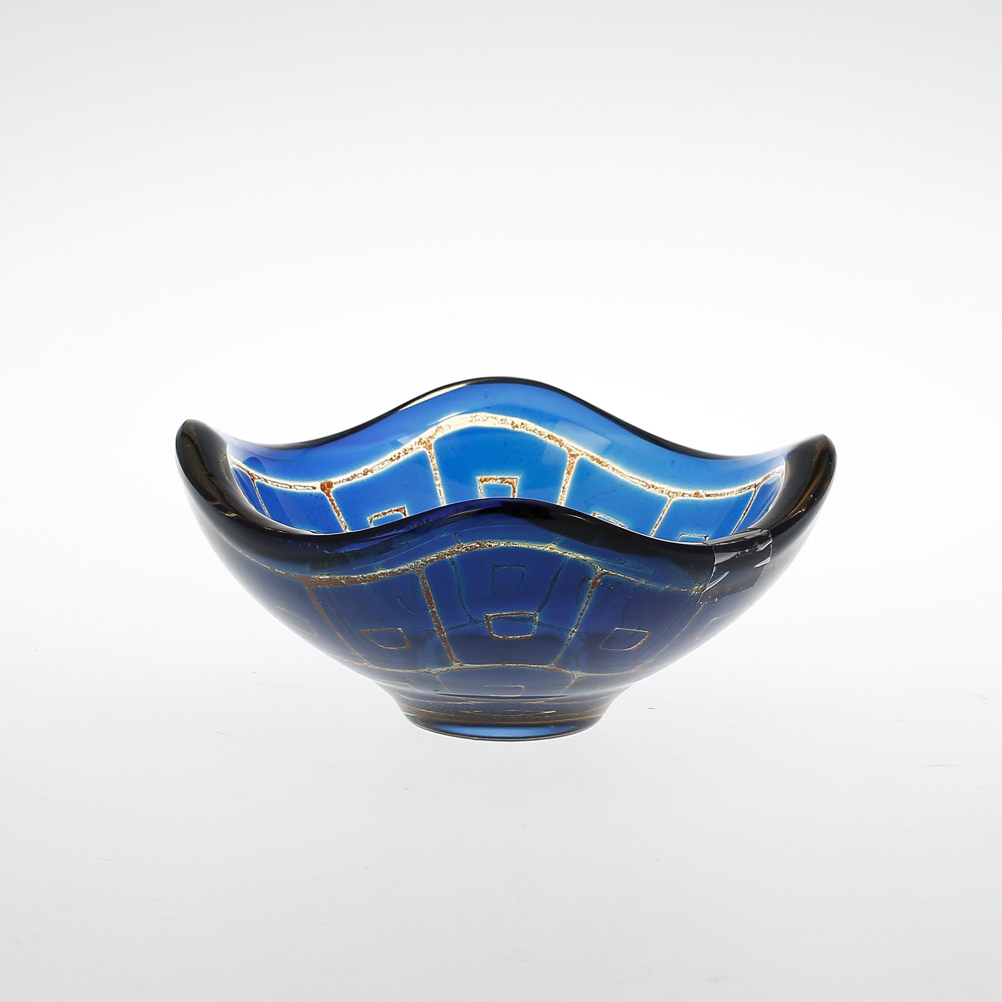 SKÅL, glas, "Ravenna", Sven Palmqvist, Orrefors, 1900-talets tredje kvartal.