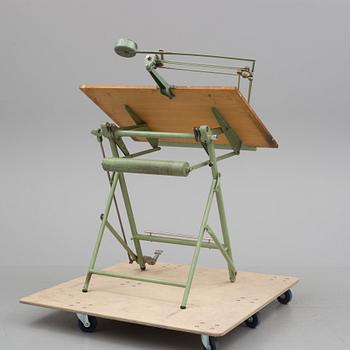A drawing table from Schmidt & Haensch ISIS, West Berlin, mid 20th Century.