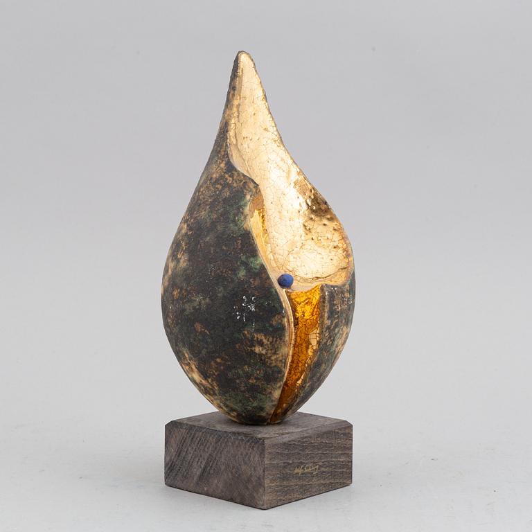 A stoneware sculpture by Alf Ekberg, signed.