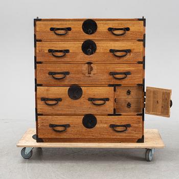 A Japanese Tansu/chest, 20th Century.