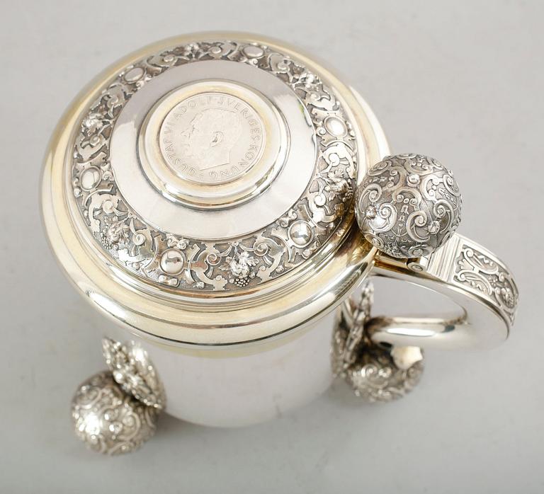 STOP, silver, GAB, Stockholm 1953. Vikt 660 g.