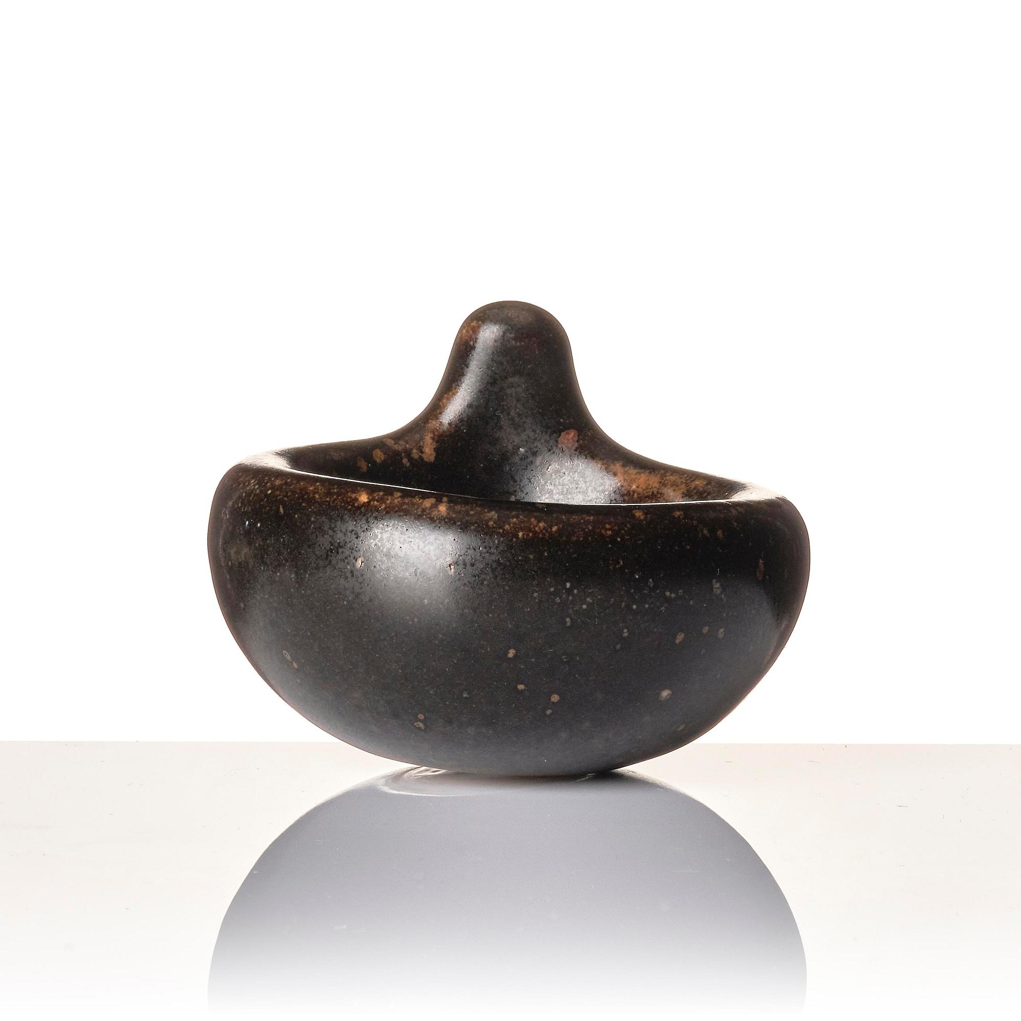 Alev Ebüzziya Siesbye, skål, unik, stengods, Royal Copenhagen, Danmark, 1960-tal.