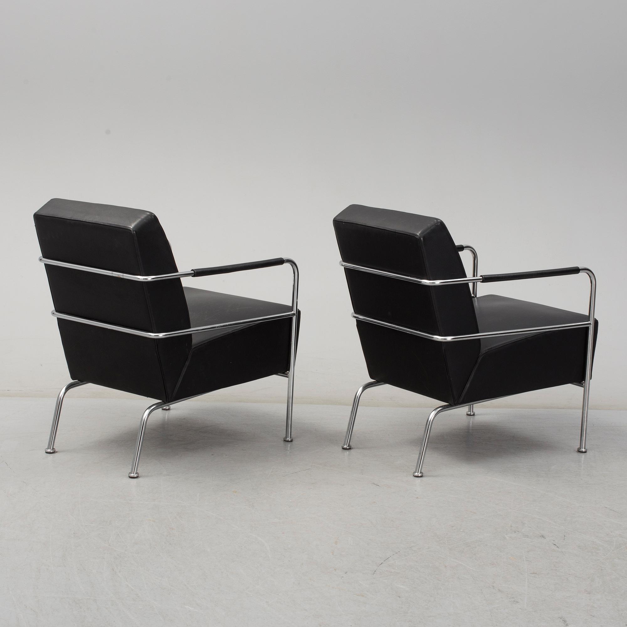 GUNILLA ALLARD, fåtöljer ett par "Cinema" Lammhults, 1990-tal.