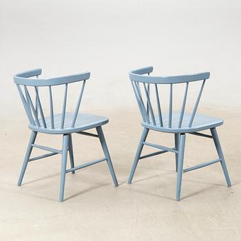 Armchairs, a pair "Florida", Bröderna Wigells Stolfabrik, second half of the 20th century.