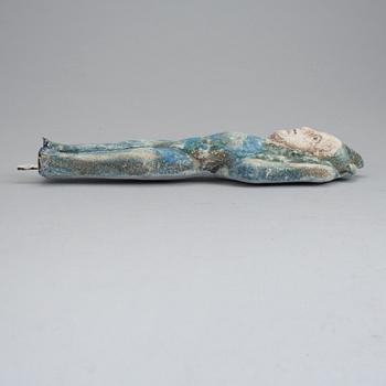 A stoneware sculpture designed by Lisa Larson for Gustavsberg, dated -07.