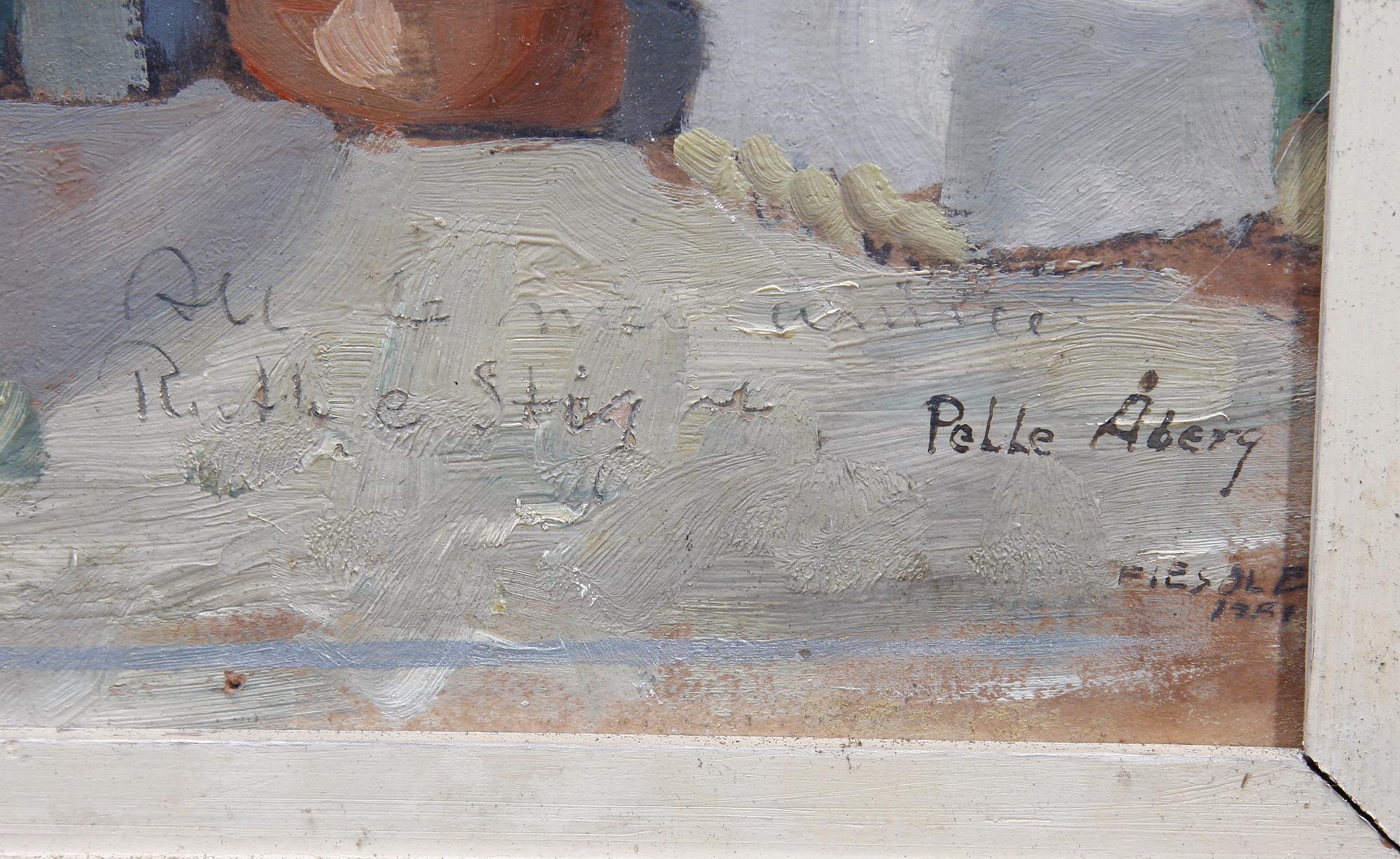 PELLE ÅBERG, olja, sign och dat.