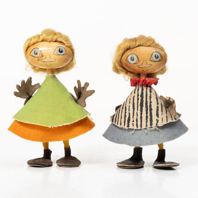 Atelier Fauni, figurines, 2 pcs, "Mymlan", Finland.