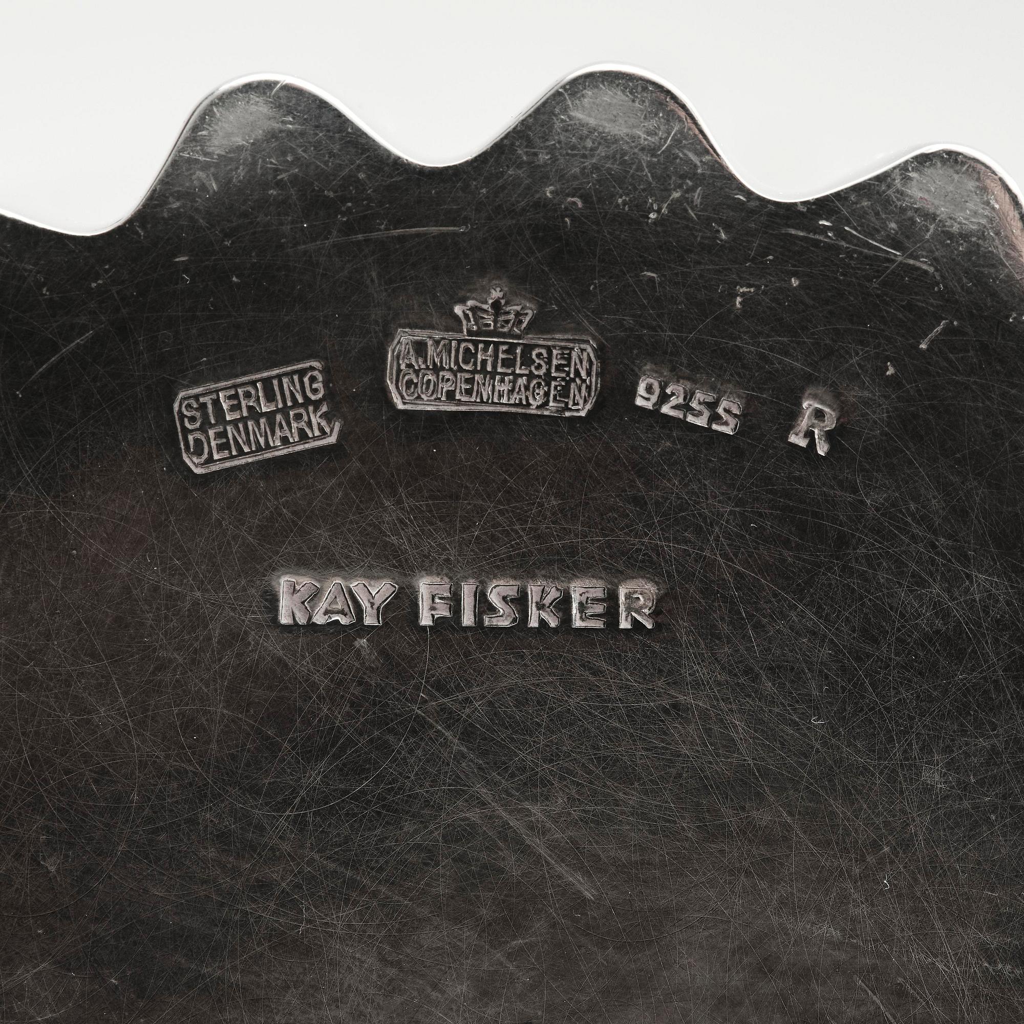 Kay Fisker, a sterling silver coctailshaker, company Anton Michelsen, Copenhagen 1940's.