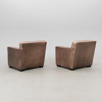 Armchairs, a pair by Lily Jack USA, late 20th/early 21st century.