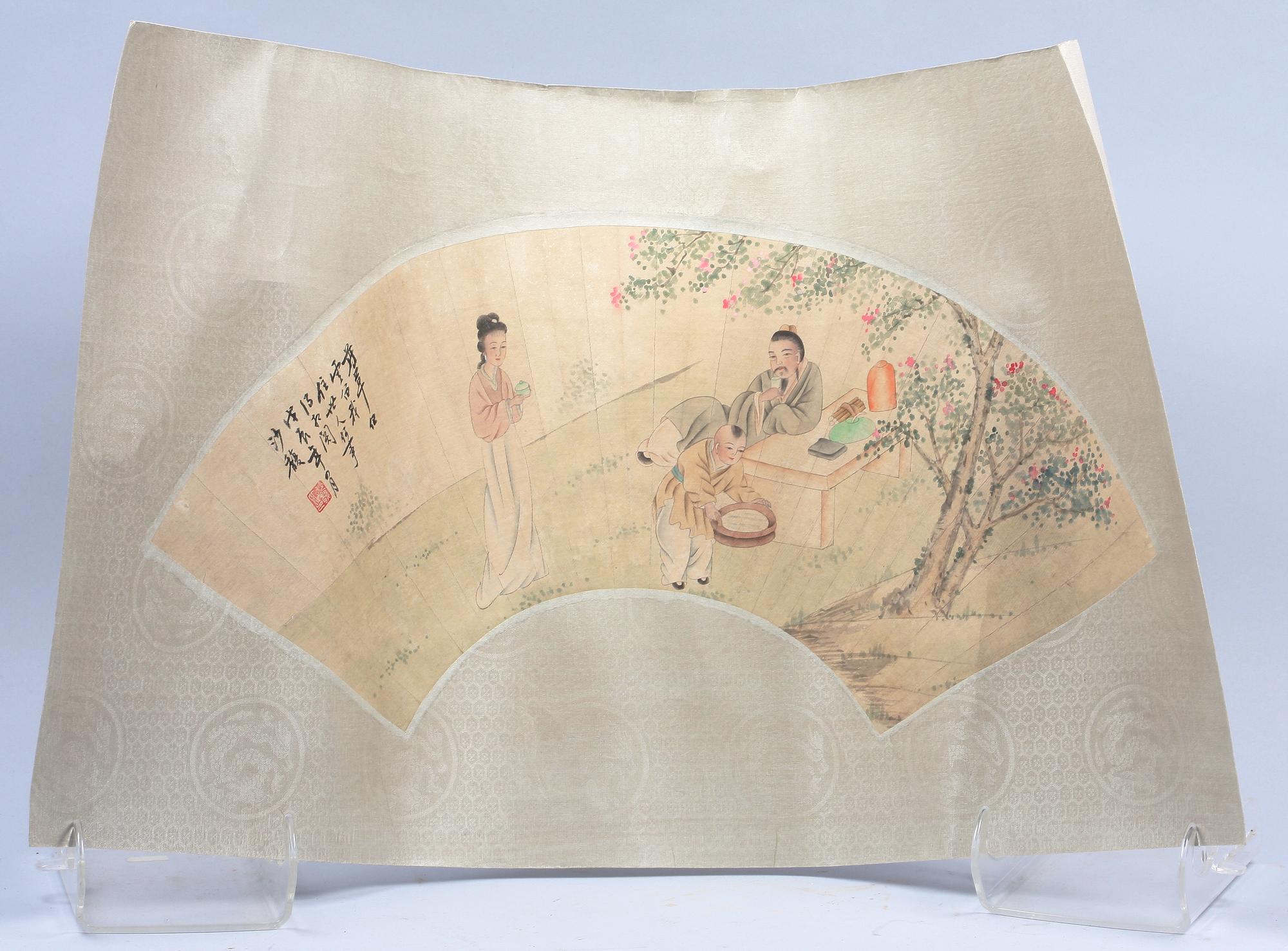 AKVARELLER, 2 st, Kina.