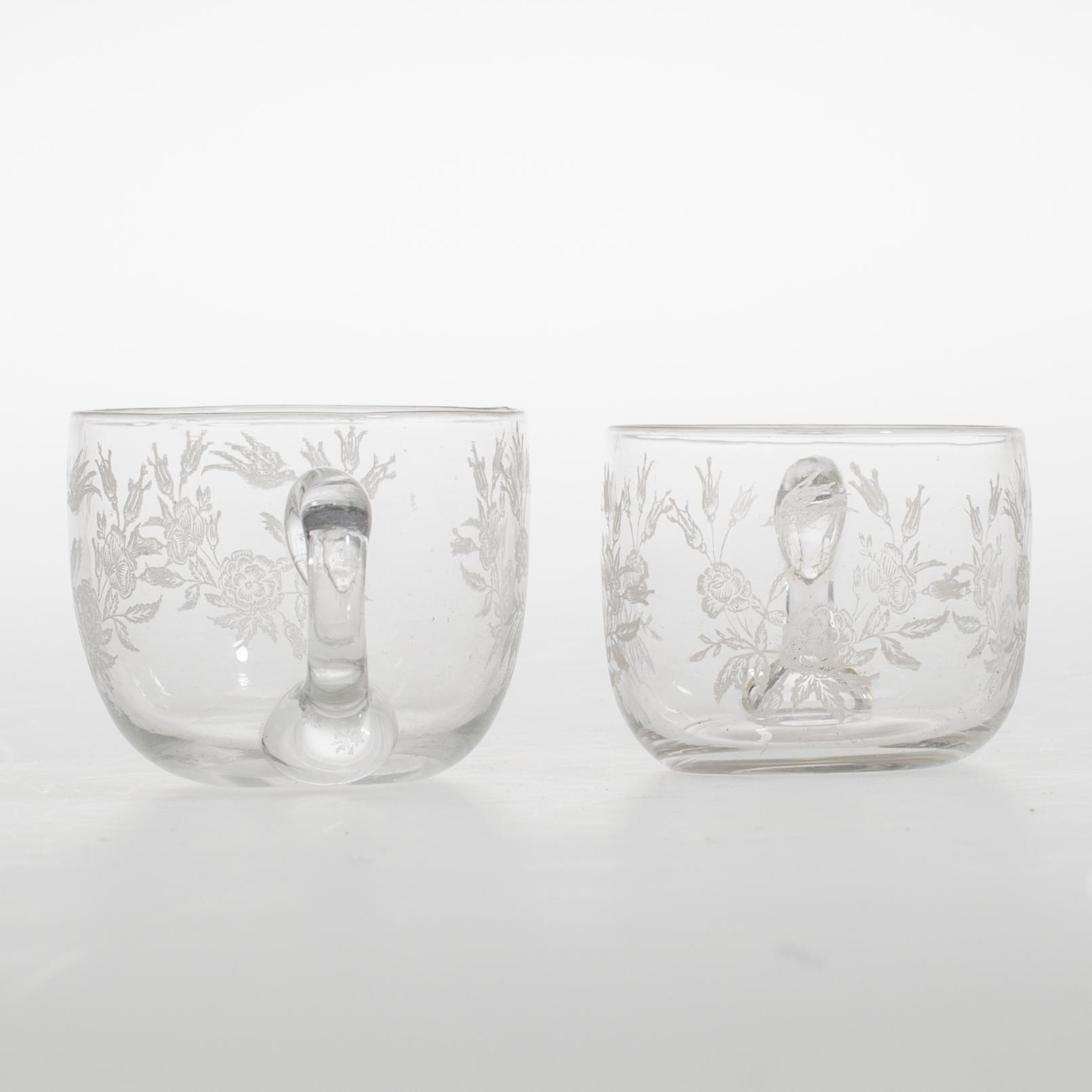 PUNSCHMUGGAR, 8 st, glas, 1900-talets början.
