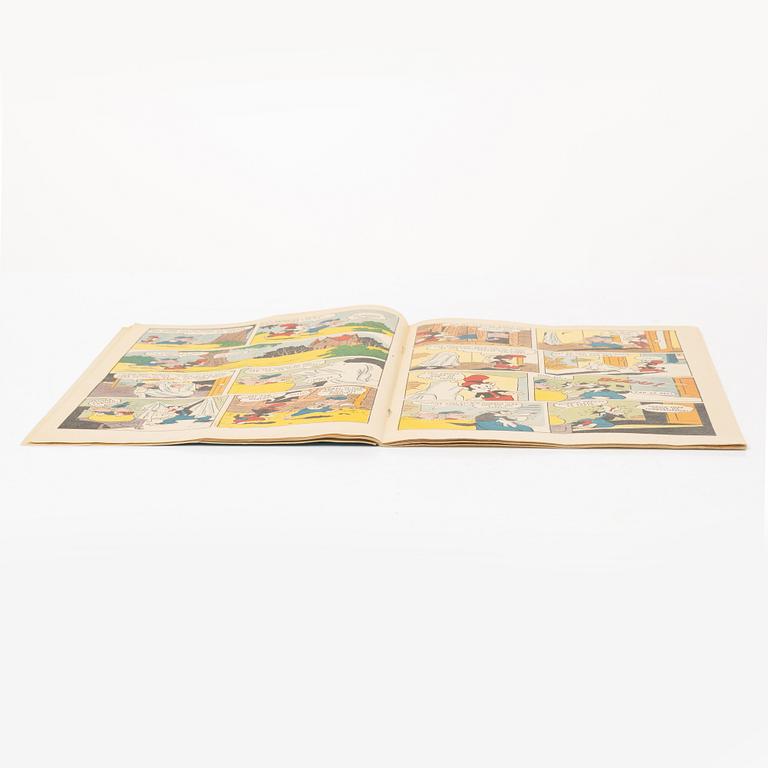 Comic books, “Kalle Anka & Co” No. 7, 1950, and “Kalle Anka & Co” No. 4, 1950.