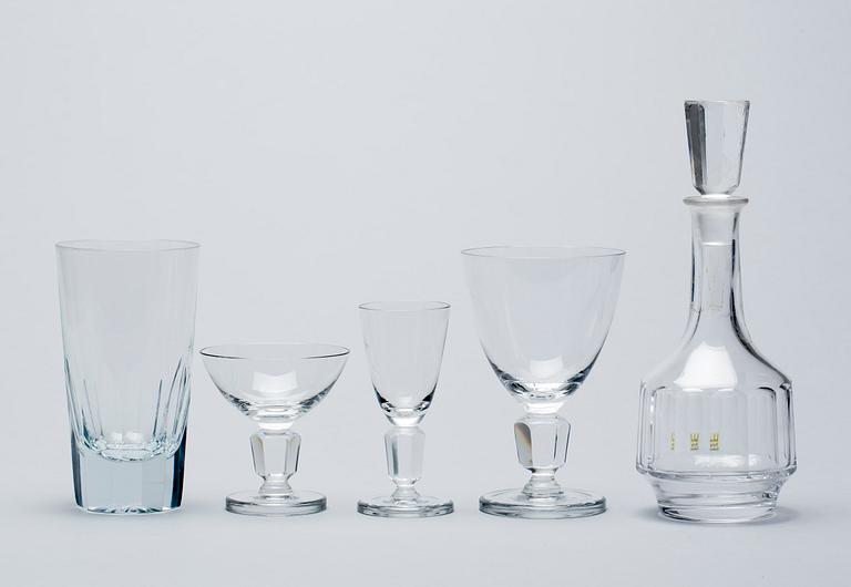 GLASSERVIS, 49 delar, Kosta. 1900-talets andra hälft.