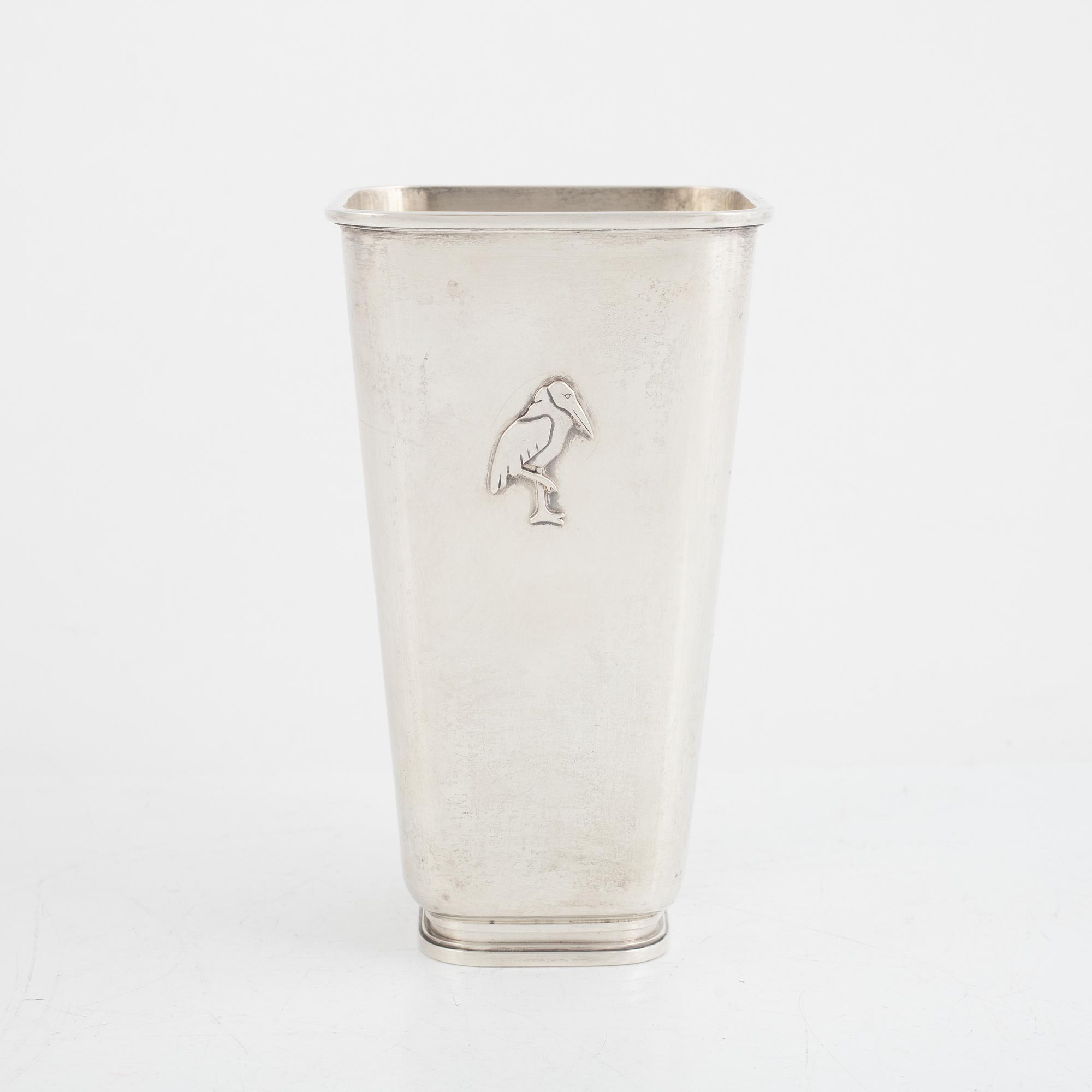 Atelier Borgila, vas, sterlingsilver, Stockholm 1961.