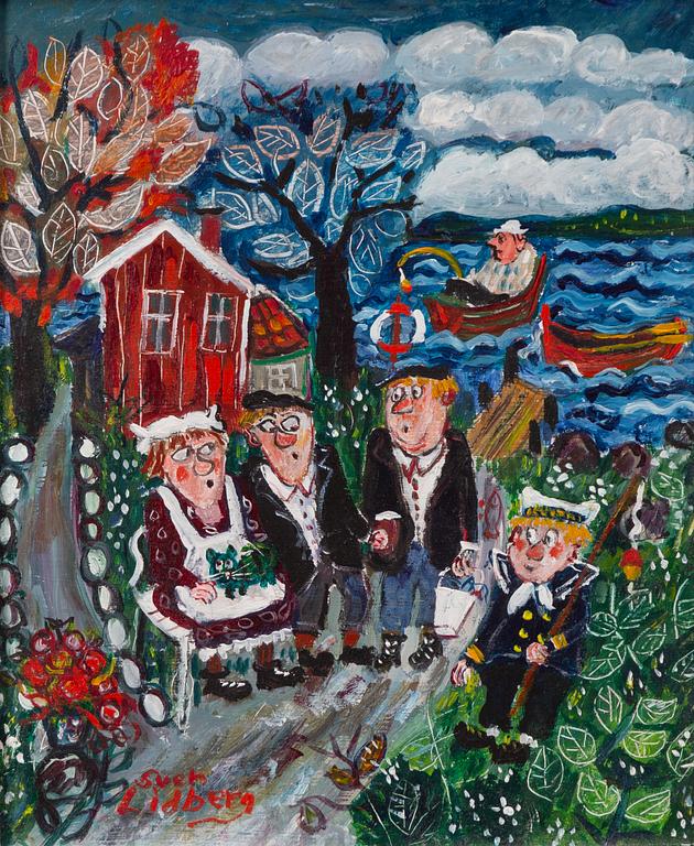 Sven Lidberg, Skärgårdsidyll.