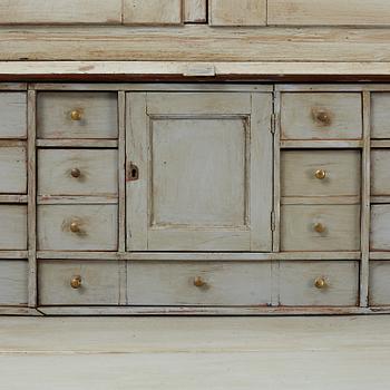 A writing cabinet, early 19th century.