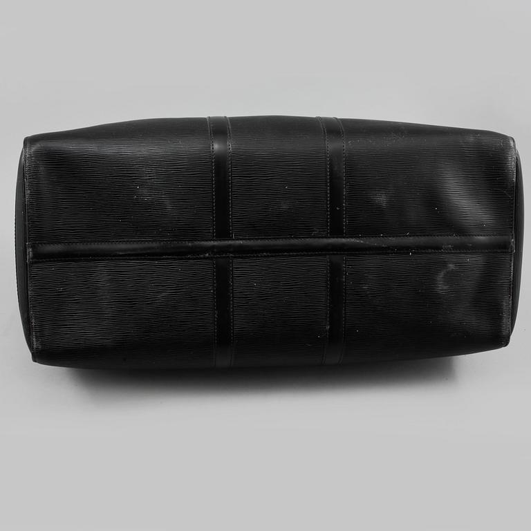 VÄSKA, "Keepall 55 Epi Black", Louis Vuitton,