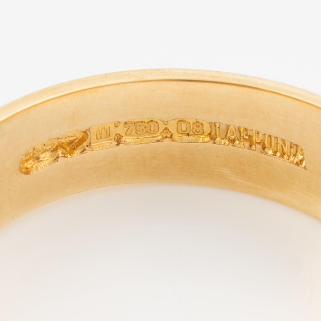 Lapponia, ring 18K gold, Finland 1981.