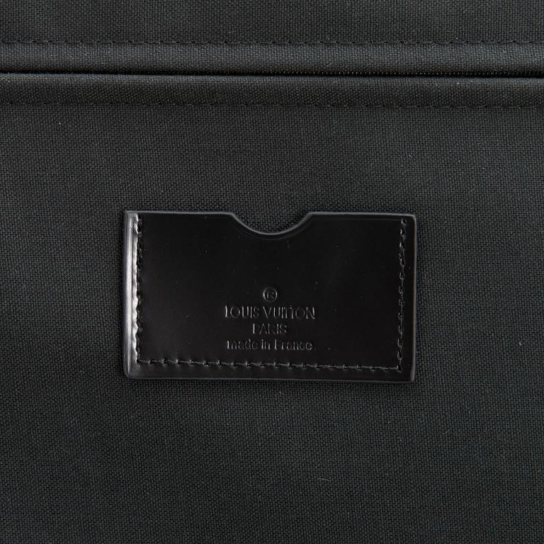 A black Epi Leather Pégase 55 Suitcase.
