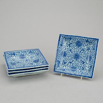 4 plates, 19th Century.