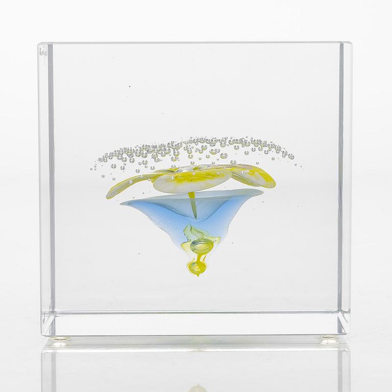 Oiva Toikka, vuosikuutio 2000, signeerattu Oiva Toikka Nuutajärvi 2000, 932/2000.