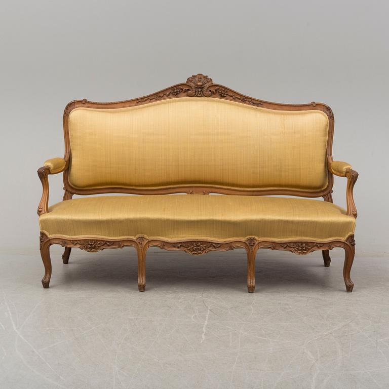 A second half of the 19th century rococo style sofa.