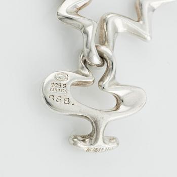 Henning Koppel, a sterling silver bracelet for Georg Jensen, Denmark.