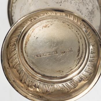 Bägare, 7 st, silver, KG Markströms AB, Uppsala, bl a 1926.