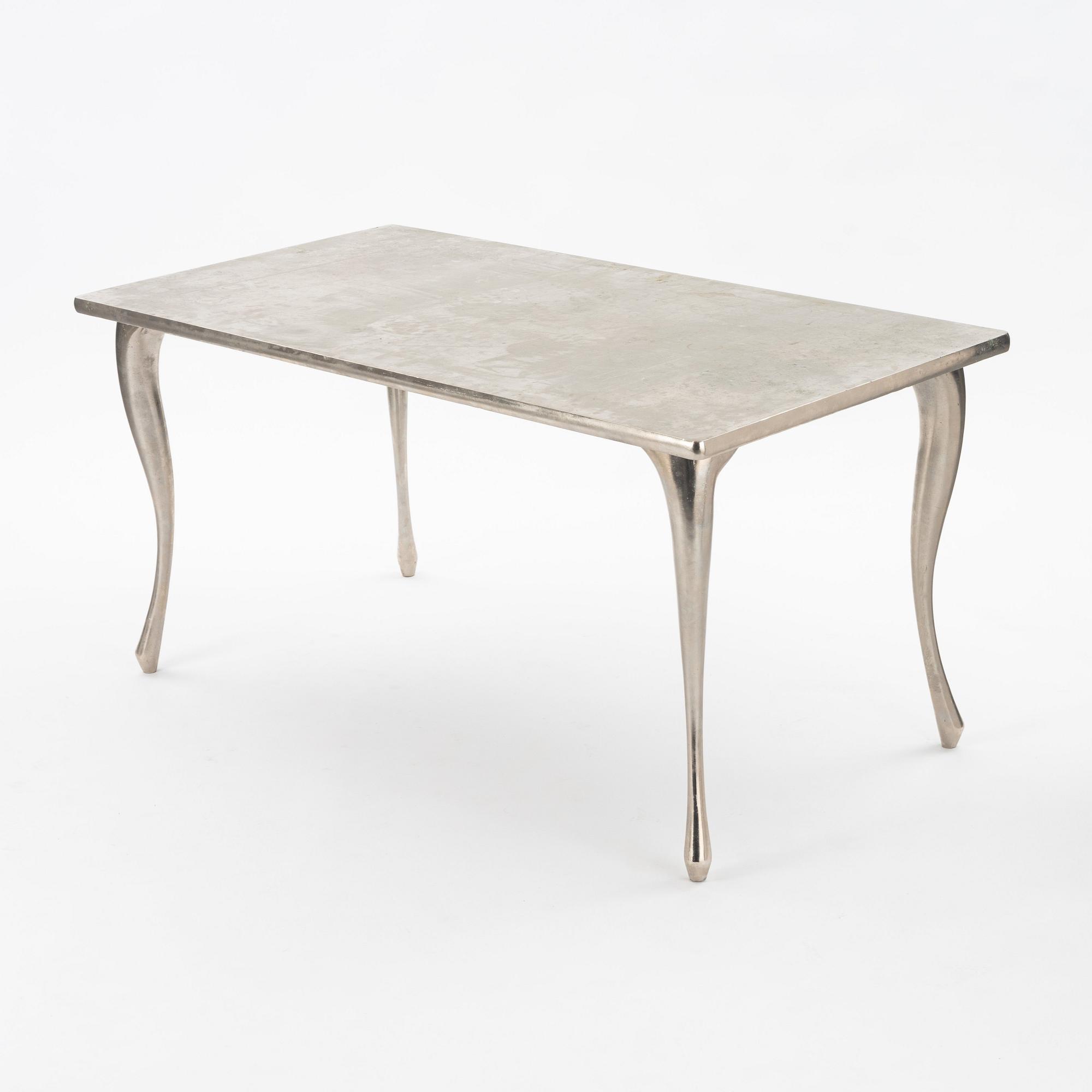 Fredrik Wretman, bord, del av installationen "And so it goes", ed. 14, Källemo, efter 1992.