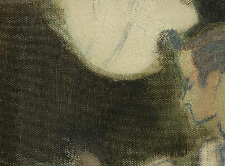 Helene Schjerfbeck, Music (Ingeborg on the Balcony).