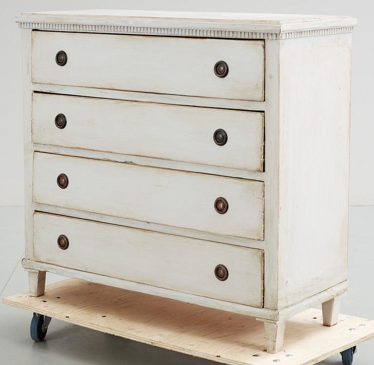 BYRÅ, gustaviansk stil, 1800-tal.