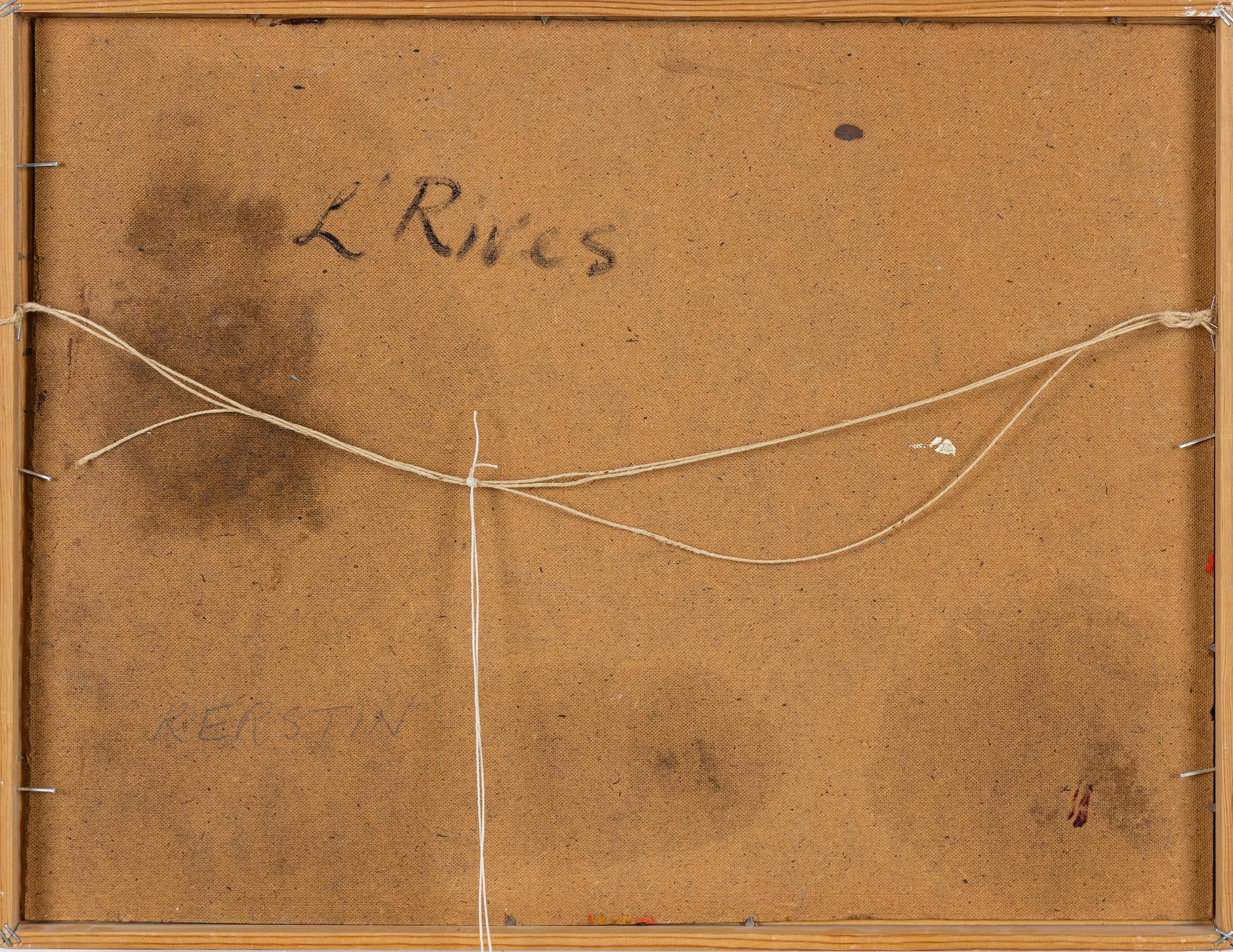 Leida Rives-Elfvén, oil on masonite, signed.