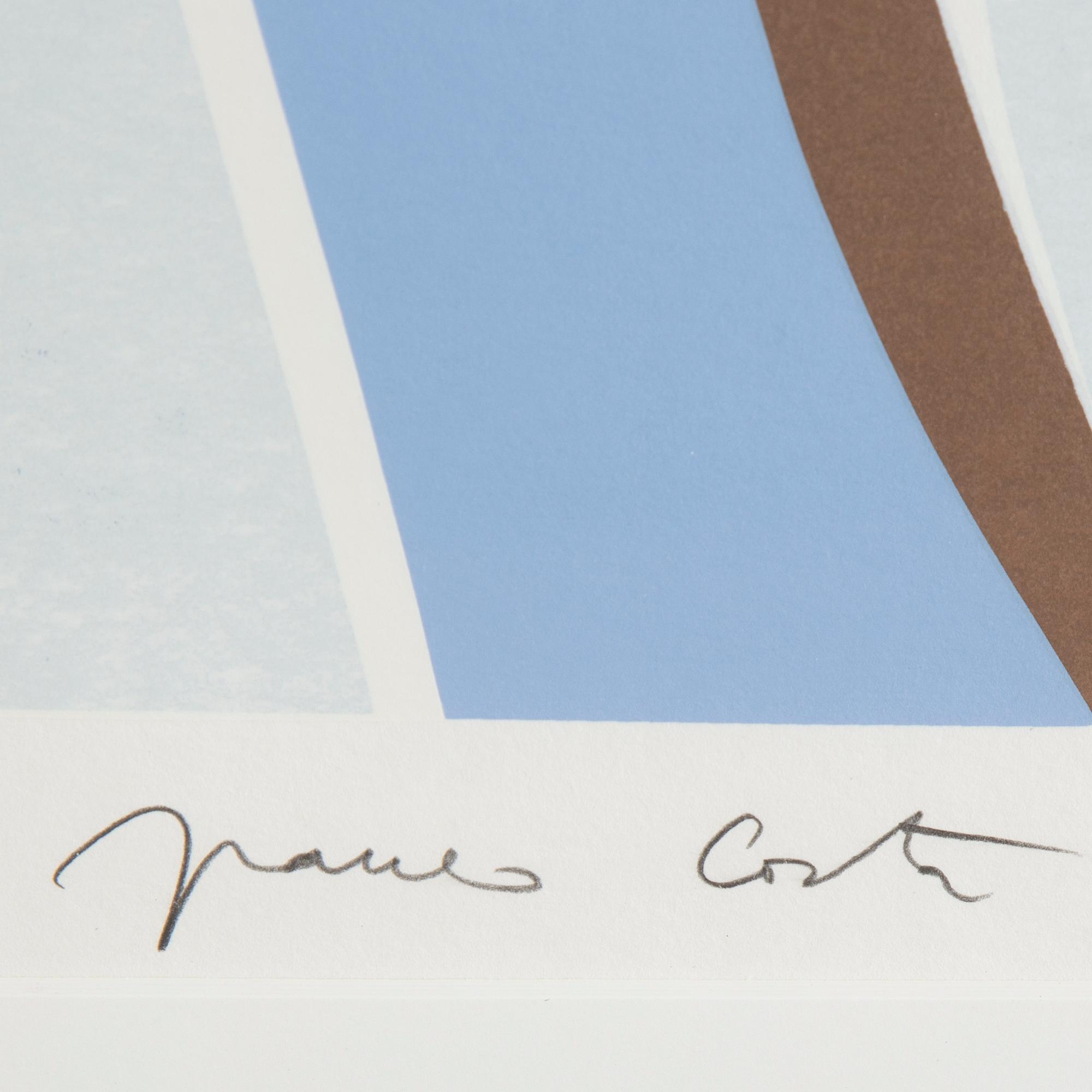 Franco Costa, silkscreen in colours, signed 172/150.