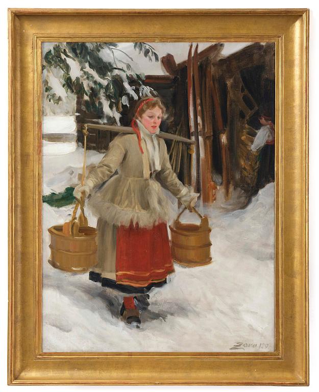 Anders Zorn, "Hämta vatten" ("The Water Pails").