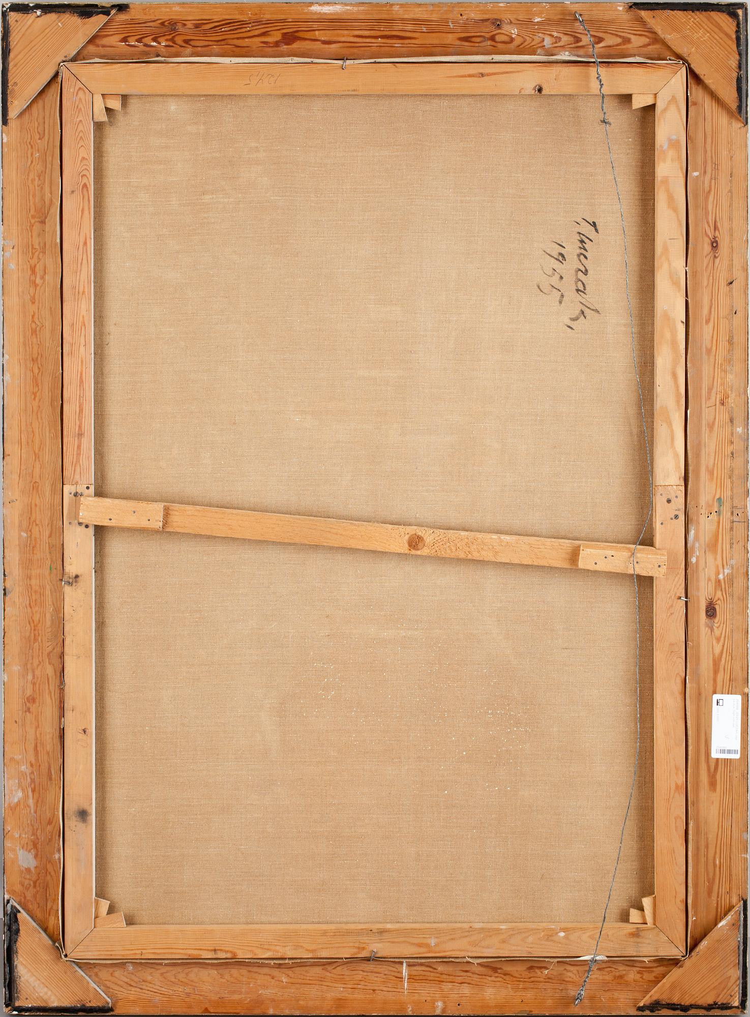 JERZY LUCZAK, olja på duk. Sign o dat 1955.