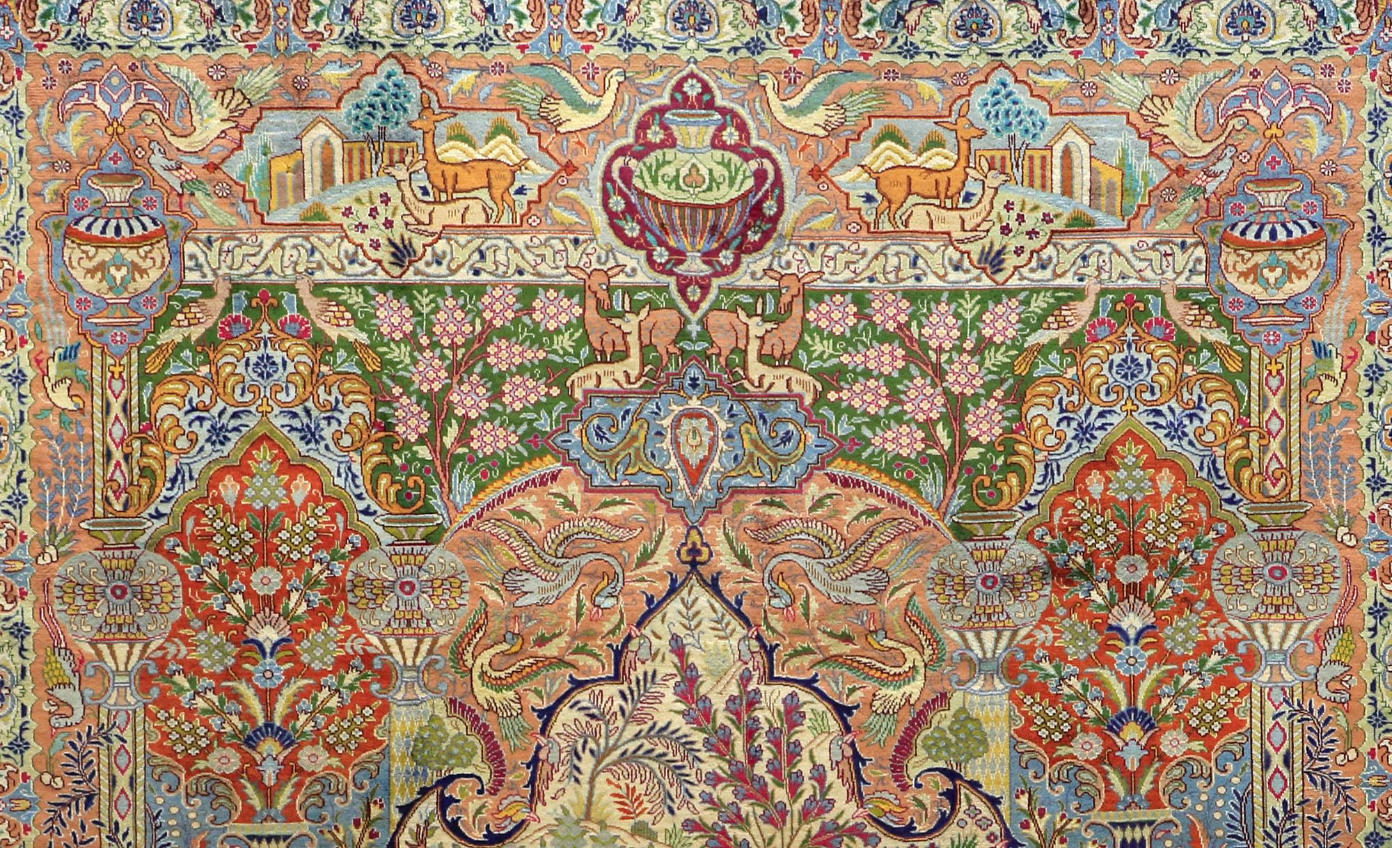 Matta, Kashmar, ca 335 x 249 cm.