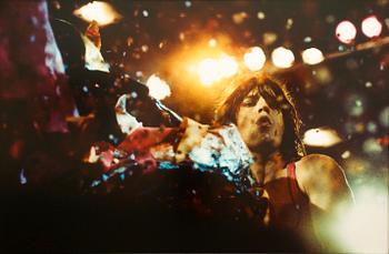 166. Torbjörn Calvero, "Confetti, Mick Jagger, Bremen, May 1976".