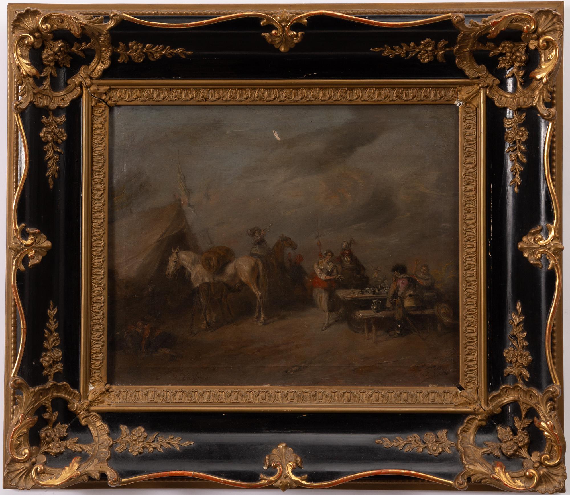 Alfred Friedländer von Malheim, I fältlägret.