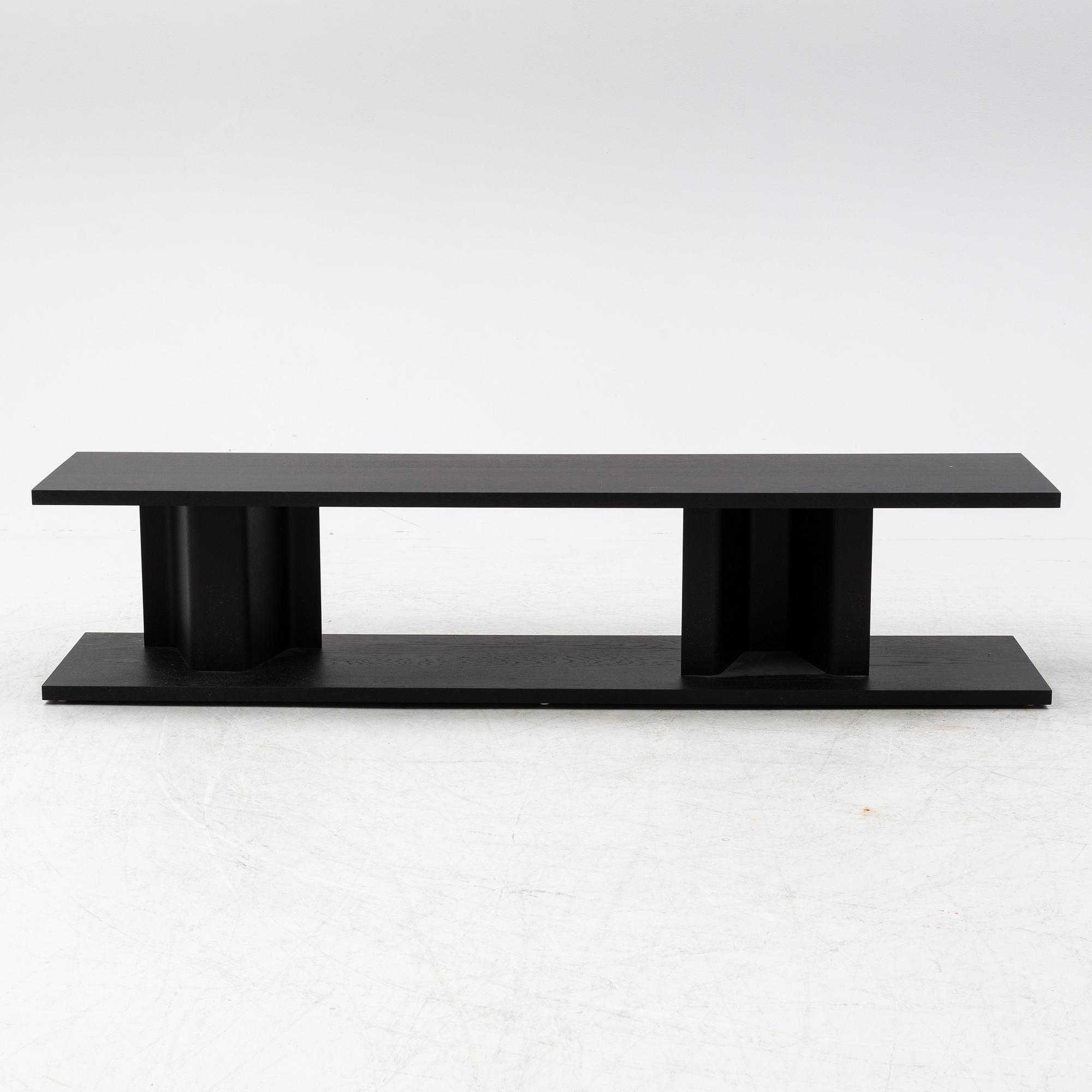 Chris Martin, BIT Side Table, L1740, veneered in Black Stained Oak, Massproductions.