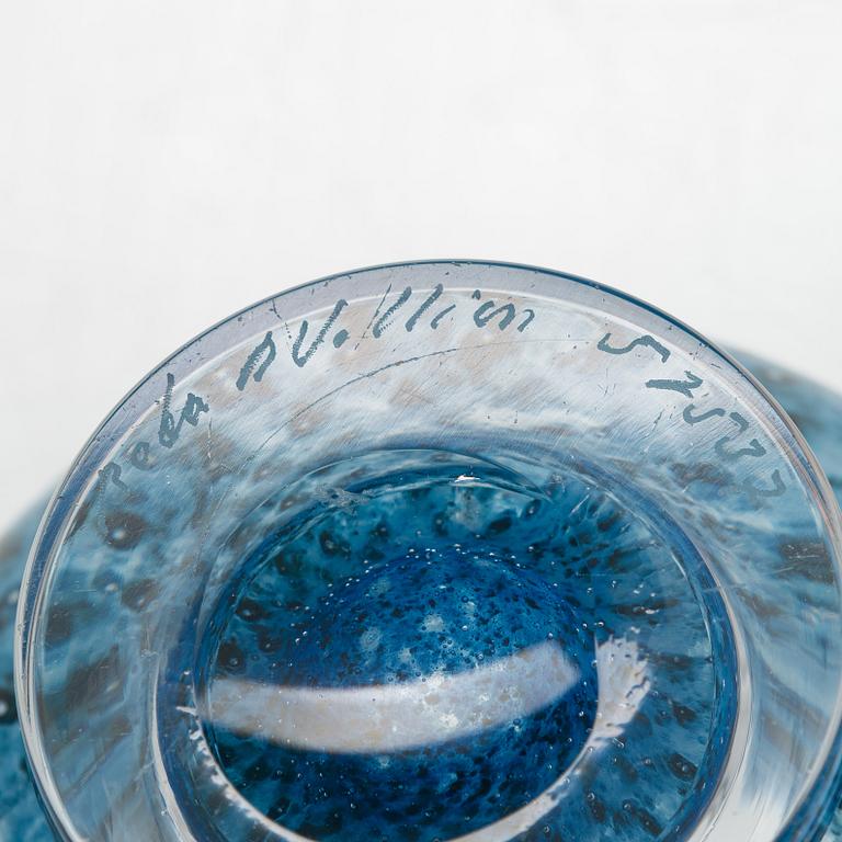 Bertil Vallien, a glass bowl, Boda, signed Boda B. Vallien 57537.
